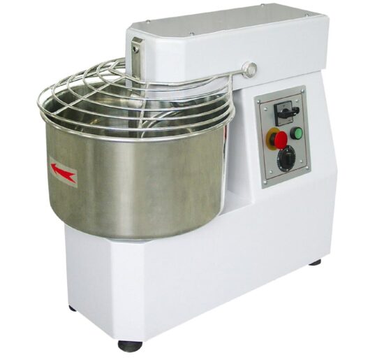 PETRIN A SPIRALE 1 VITESSE CUVE FIXE CAP. DE CUVE 16 KG DE PATE