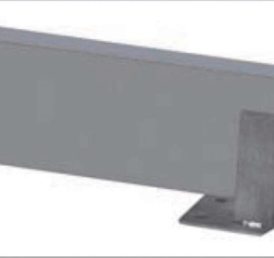 SABOT SIMPLE DE PROTECTION DE RESERVE POUR BARRE LISSE 100X50 3 FIXATIONS INCLUSES