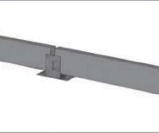 SABOT DOUBLE DE PROTECTION DE RESERVE POUR BARRE LISSE 100X50 4 FIXATIONS INCLUSES