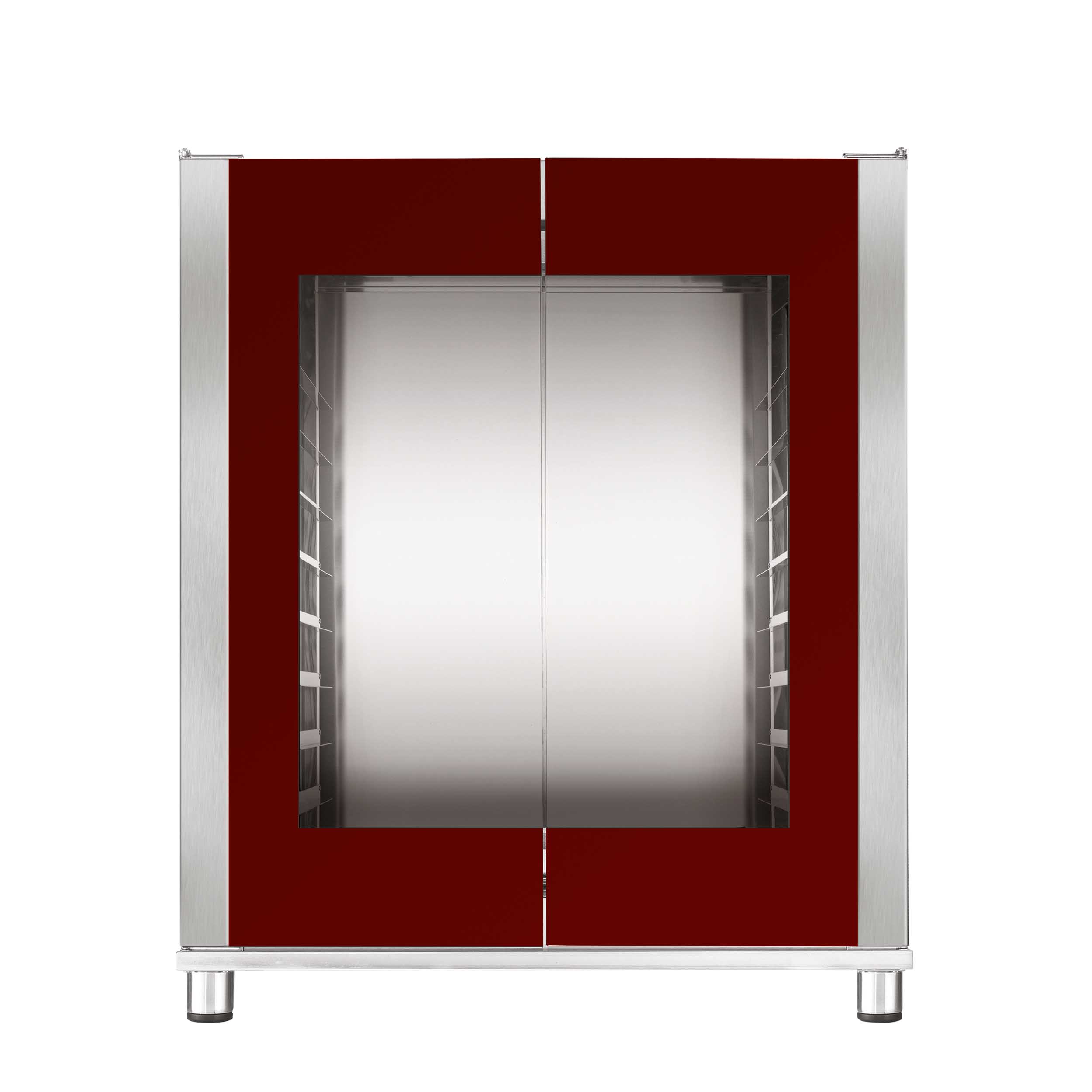 ARMOIRE CHAUFFANTE 2 PORTES VITREES COMPATIBLE POUR FOURS 4 ET 6 NIVEAUX FORMATS 600X400 ET GN1/1