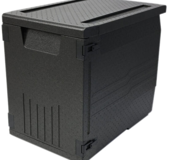 BOITE ISOTHERME EN POLYPROPYLENE EXPANSE, AVEC COUVERCLE, FORMAT 600X400 H-688
