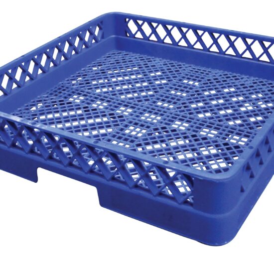 CASIER LAVE-VAISSELLE A COUVERTS SANS COMPARTIMENT POLYPROPYLENE BLEU