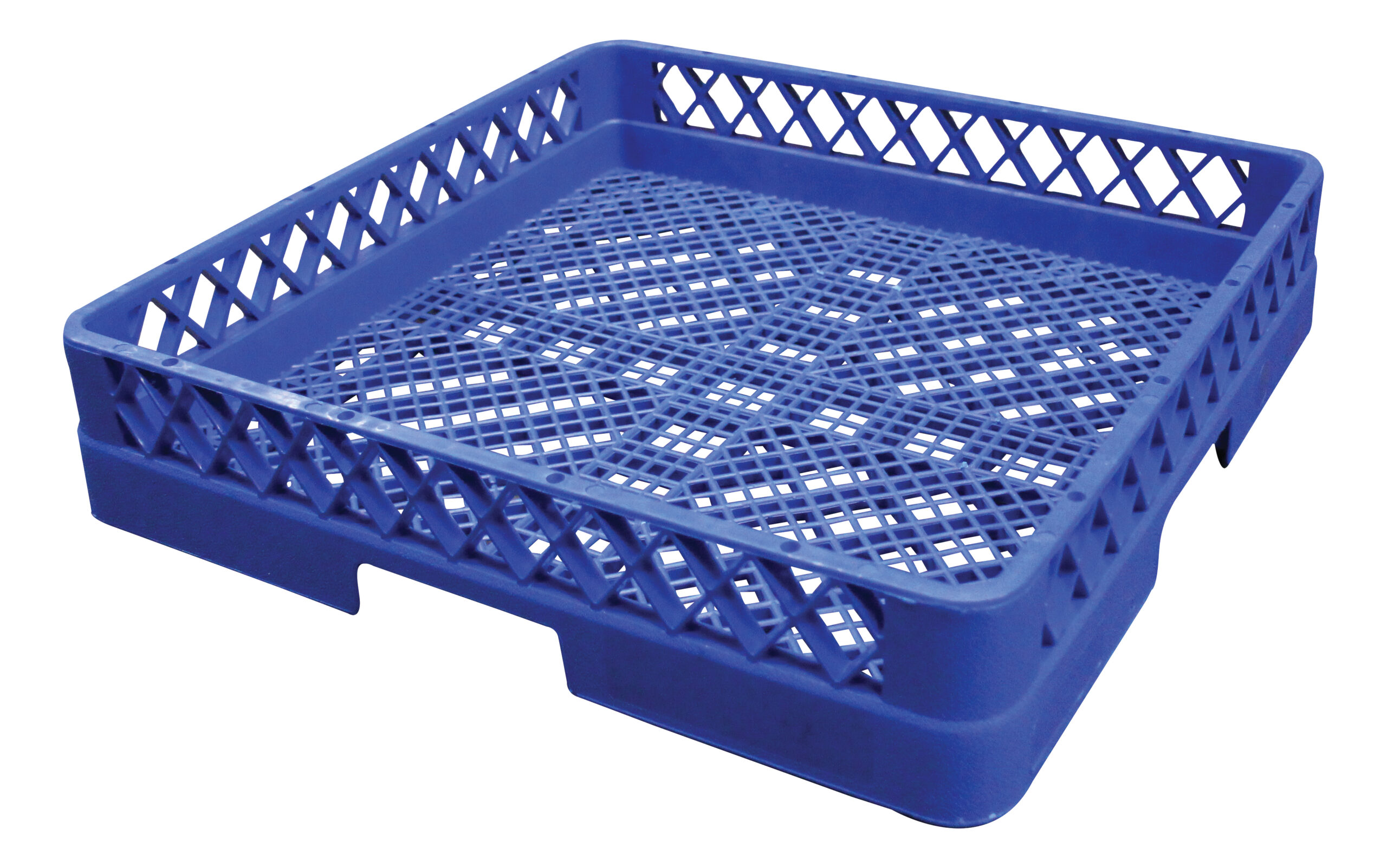 CASIER LAVE-VAISSELLE A COUVERTS SANS COMPARTIMENT POLYPROPYLENE BLEU