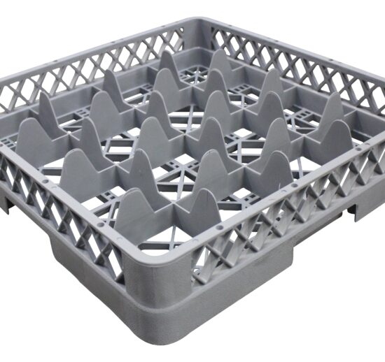 CASIER LAVE-VAISSELLE POUR 16 VERRES D.110 MM MAX POLYPROPYLENE GRIS