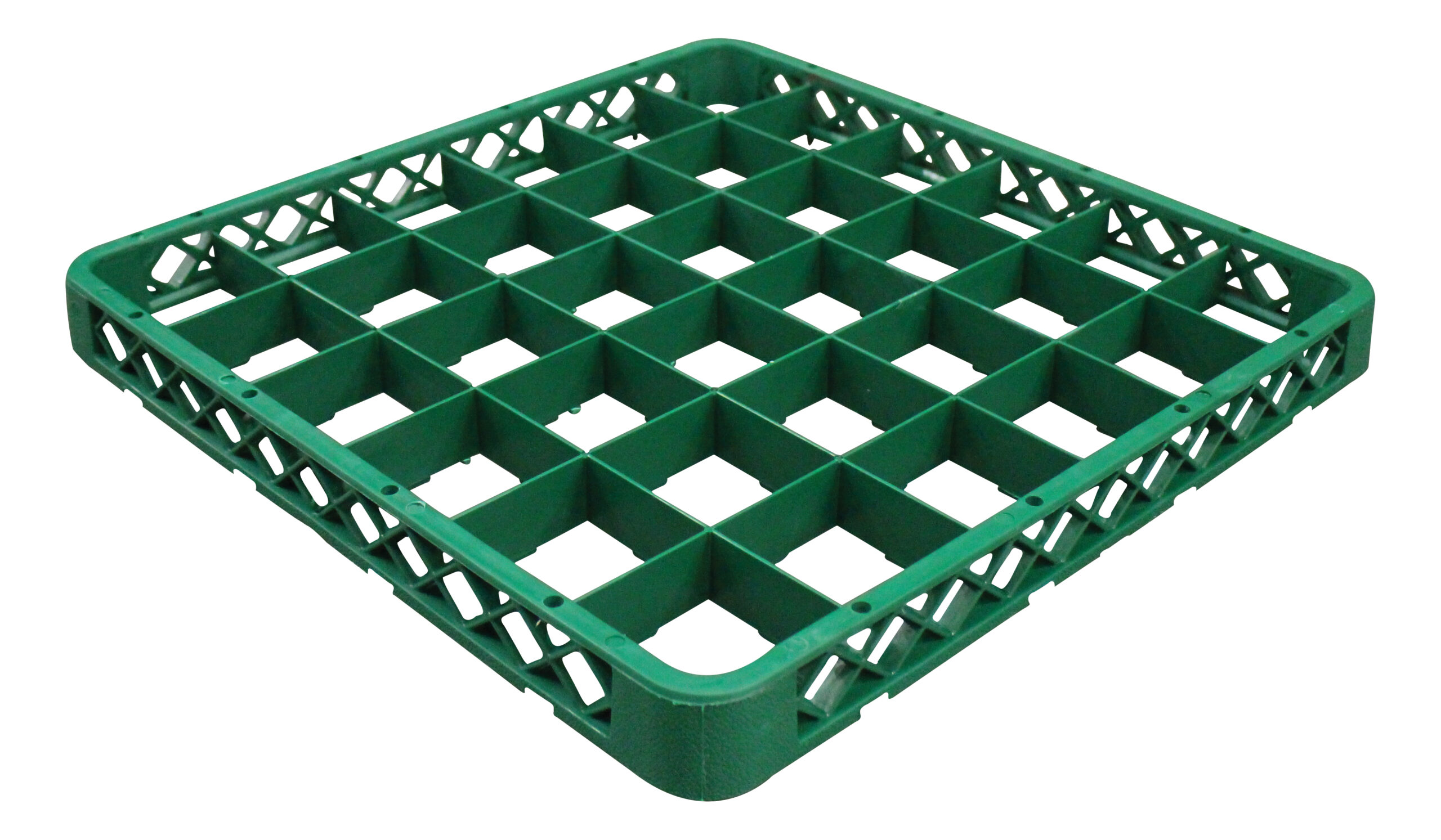REHAUSSE POUR CASIER A VERRES REF. RG36 36 COMPARTIMENTS 74X74 MM, COULEUR VERT