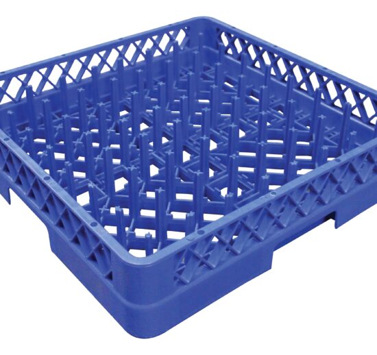 CASIER POUR ASSIETTES 64 PICOTS H-57 MM POLYPROPYLENE BLEU