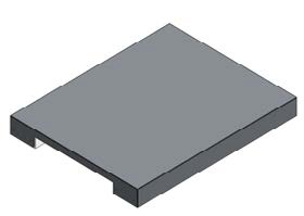 SUPPORT BALANCE INOX 304 A POSER SUR ETAL SANS TABLETTE ARRIERE DES ETALS GAMME ERS, ERSE, ERV