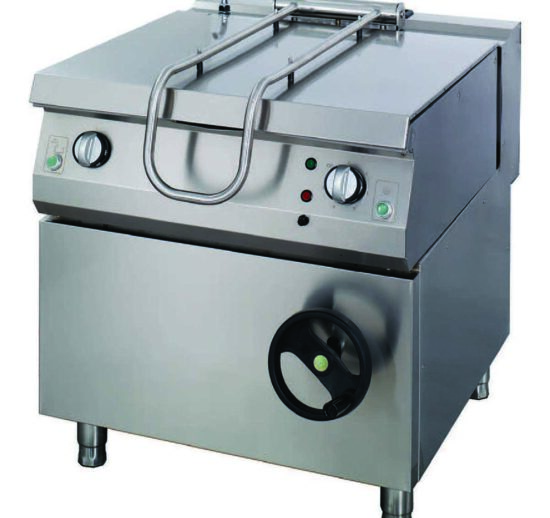 SAUTEUSE ELECTRIQUE INOX 304 A BASCULEMENT MANUEL CUVE DE 50 LITRES - SERIE 700