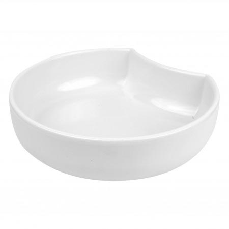 BOL EN FORME DE CROISSANT EN MELAMINE BLANC 1.4L