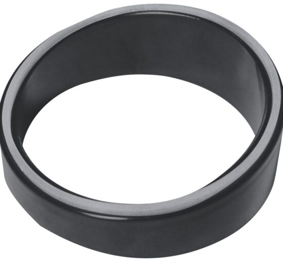 REHAUSSE CYLINDRIQUE INCLINEE EN MELAMINE NOIR