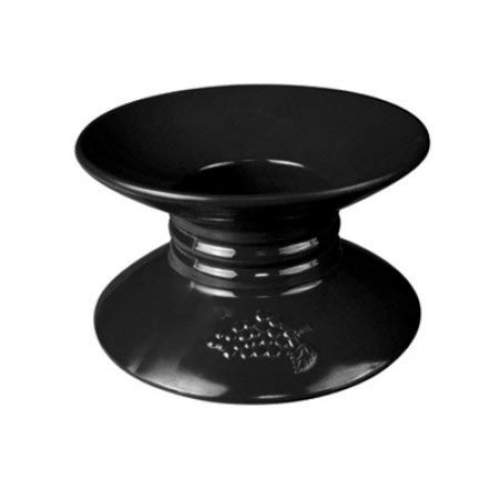 PIEDESTALE CYLINDRIQUE EN MELAMINE NOIR