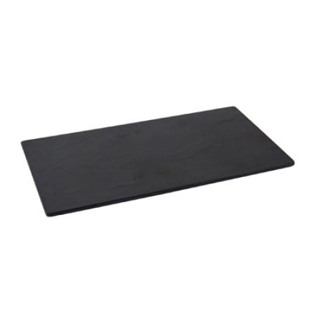 PLATEAU RECTANGULAIRE EN MELAMINE IMITATION ARDOISE