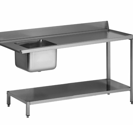 TABLE D'ENTREE LV ADOSSEE + PLAGE + ETAGERE, ACCROCHAGE POUR EM-LVC50-A1P & D-LVC50-A3P