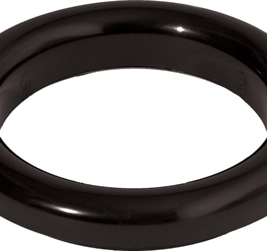 COLLERETTE CAOUTCHOUC NOIR POUR TVO ENCASTREMENT Ø201 MM / EXT. Ø235 MM / INT. Ø168 MM