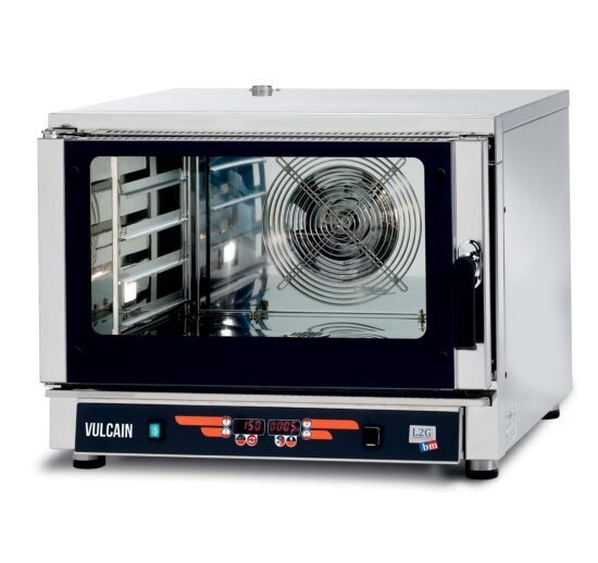 FOUR ELECTRIQUE MIXTE 4 NIVEAUX GN1/1 OU 600X400 MM, AVEC INJECTION D'EAU, PROGRAMMABLE