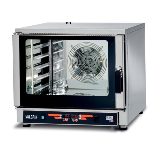 FOUR ELECTRIQUE MIXTE 5 NIVEAUX GN1/1 OU 600X400 MM, AVEC INJECTION D'EAU, PROGRAMMABLE