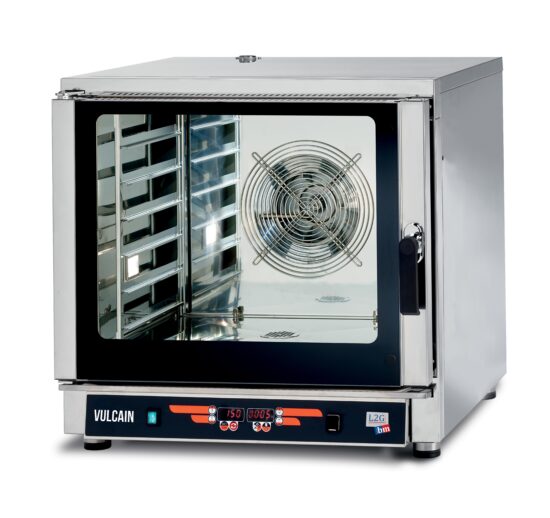 FOUR ELECTRIQUE MIXTE 6 NIVEAUX GN1/1 OU 600X400 MM, AVEC INJECTION D'EAU, PROGRAMMABLE