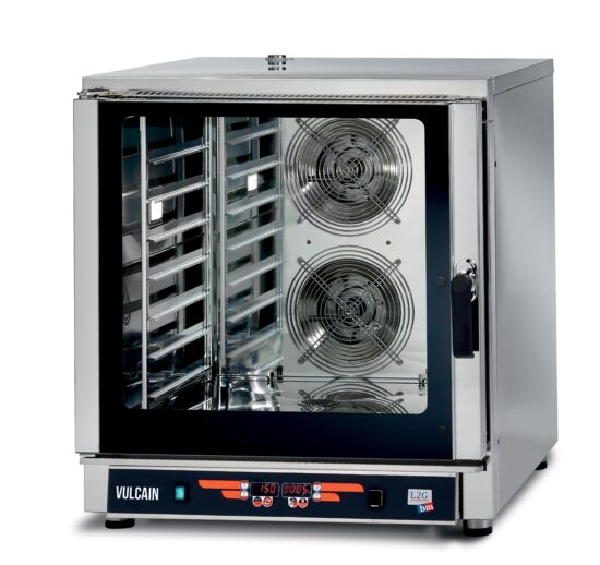 FOUR ELECTRIQUE A CONVECTION 7 NIVEAUX GN1/1 OU 600X400 MM, AVEC INJECTION D'EAU, PROGRAMMABLE