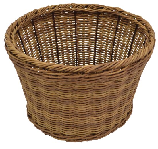 PANIER FRUITS ET LEGUMES ROND IMITATION OSIER Ø325XH-205