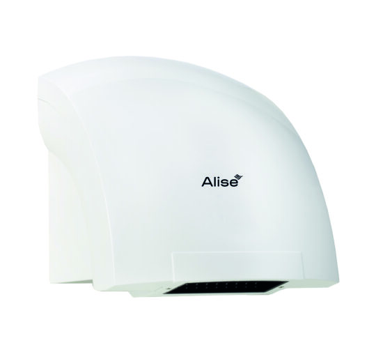 SECHE MAINS MURAL AUTOMATIQUE BOITIER EN ABS BLANC