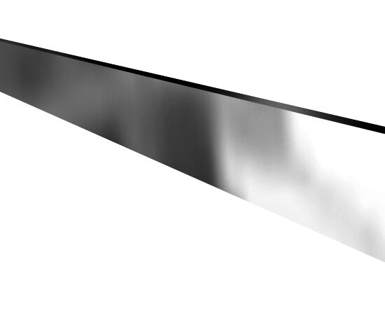 BARRE LISSE INOX 304 POLI MIROIR 4 FACES, SECTION 40X8 MM