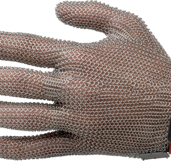 GANT COTTE DE MAILLE TAILLE 8-8.5 REVERSIBLE, COULEUR ROUGE