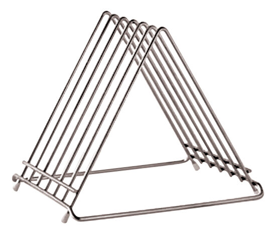 RACK EGOUTTOIR INOX POUR COUVERCLES DE BACS GASTRO ET PLAQUES DE DECOUPE