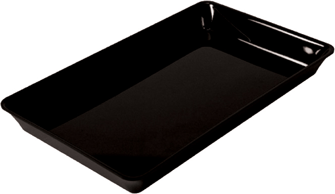 PLAT PLEXIGLAS NOIR GN1/1