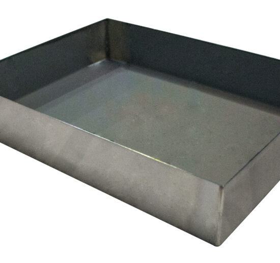 PLAT INOX304 205 X 270 X H50 BORDS DROITS