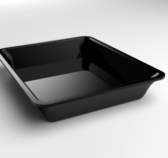 PLAT PLEXIGLAS NOIR GN1/2