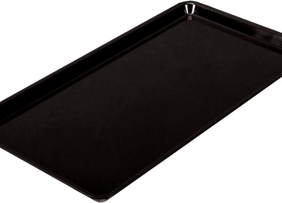 PLAT RECTANGULAIRE PLEXIGLAS NOIR GN1/3
