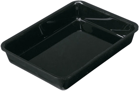 PLAT RECTANGULAIRE PLEXIGLAS NOIR GN2/7