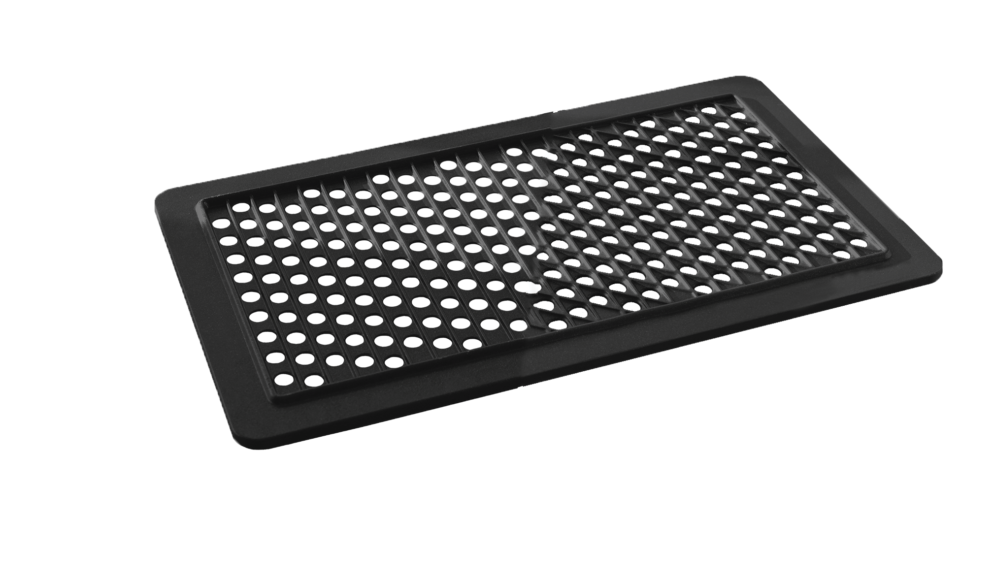GRILLE A BARBECUE EN ALU TEFLONNE A 11 EMPREINTES FOND PLAT