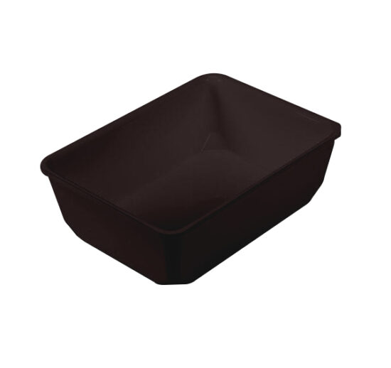 PLAT RECTANGULAIRE PLEXIGLAS NOIR GN2/7