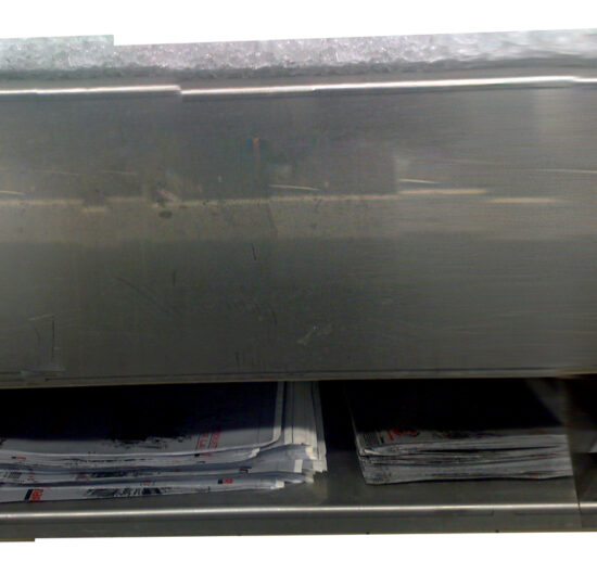 CASE A PAPIER HORIZONTALE 3 COMPARTIMENTS ACCROCHABLE SUR ETAL NEUTRE