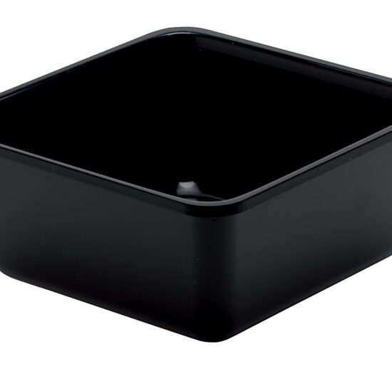 SALADIER CARRE NOIR PLEXI 1.5L