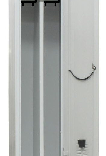 VESTIAIRE INDUSTRIE SALISSANTE ACIER SUR PIEDS, 1 CASE, COULEUR GRISE RAL7035