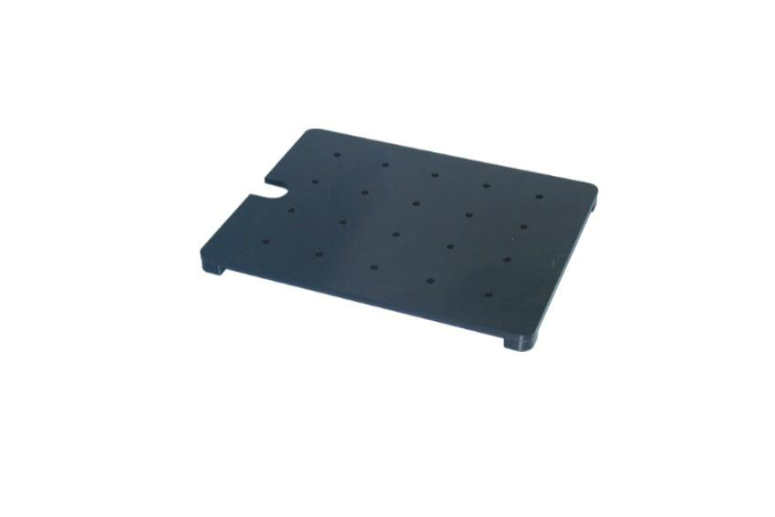 GRILLE EGOUTTOIR PLEXI NOIR POUR PLATEAU GN2/7 REF 1540N ET 1580N