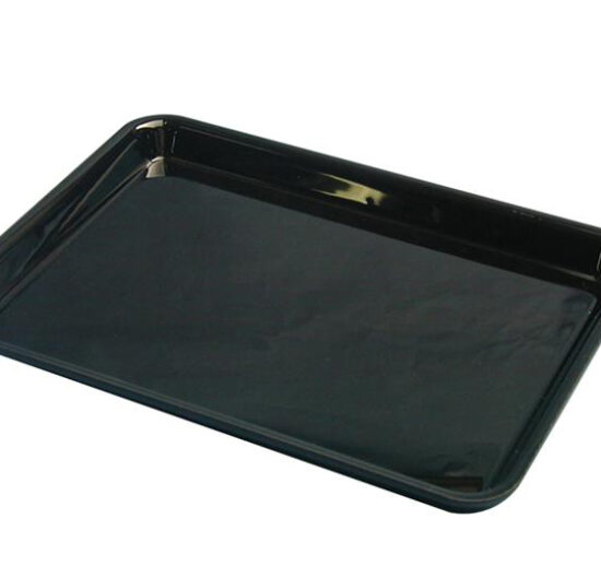 PLATEAU RECTANGULAIRE PLEXIGLAS NOIR