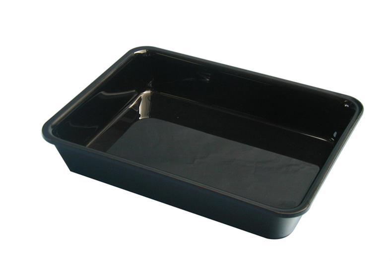 PLATEAU RECTANGULAIRE PLEXIGLAS NOIR