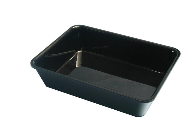 PLATEAU RECTANGULAIRE PLEXIGLAS NOIR