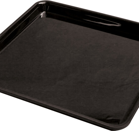 PLAT CARRE PLEXIGLAS NOIR