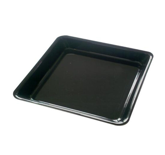PLAT CARRE PLEXIGLAS NOIR