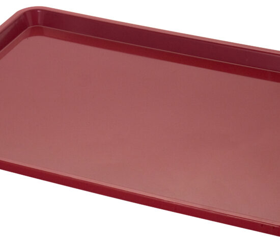 PLATEAU DE SERVICE 600X400 MM ABS ROUGE -20/+80°C