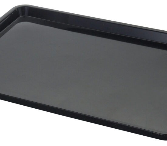 PLATEAU DE SERVICE 600X400 MM, ABS NOIR -20/+80°C