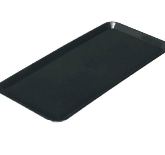 PLATEAU ABS 400X200 MM NOIR