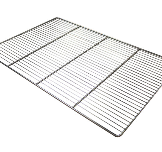 GRILLE INOX 600X400 MM, 29 FILS D.2 MM L 600 MM 3 TRAVERSES D.5 MM L 400 MM