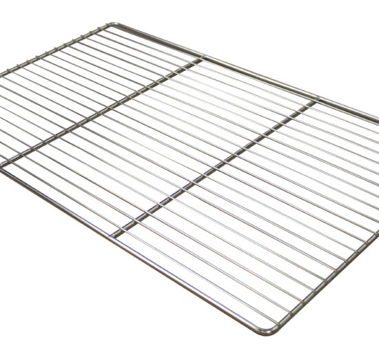 GRILLE INOX GN1/1, 20 FILS D.2 MM L 530 MM 2 TRAVERSES D.5 MM L 325 MM