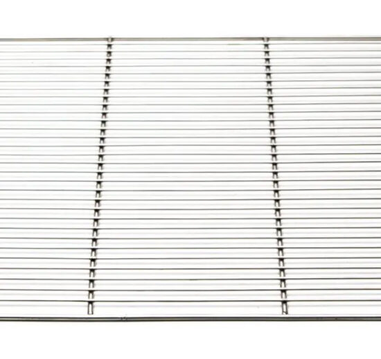 GRILLE INOX 800X400 MM, 30 FILS D.3 MM L 800 MM 4 TRAVERSES D.5 MM L 400 MM