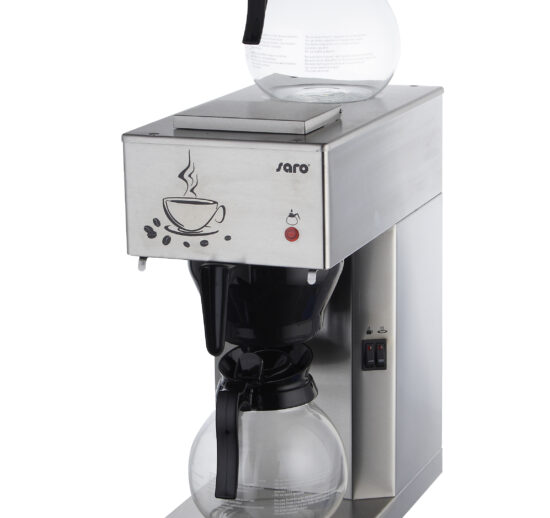 MACHINE A CAFE ELECTRIQUE AVEC 2 PICHETS EN VERRE 2X1.8 L